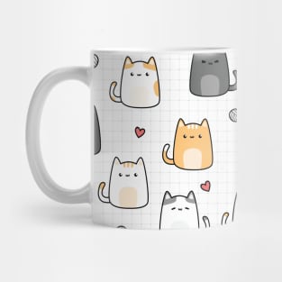 Cute Cats Pattern Mug